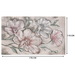 Tappeto Jacquard Ideale Salotto Camera Ingresso Made In Italy Antiscivolo, Lavabile, Morbido Disegno Asturia Multicolor By Suardi