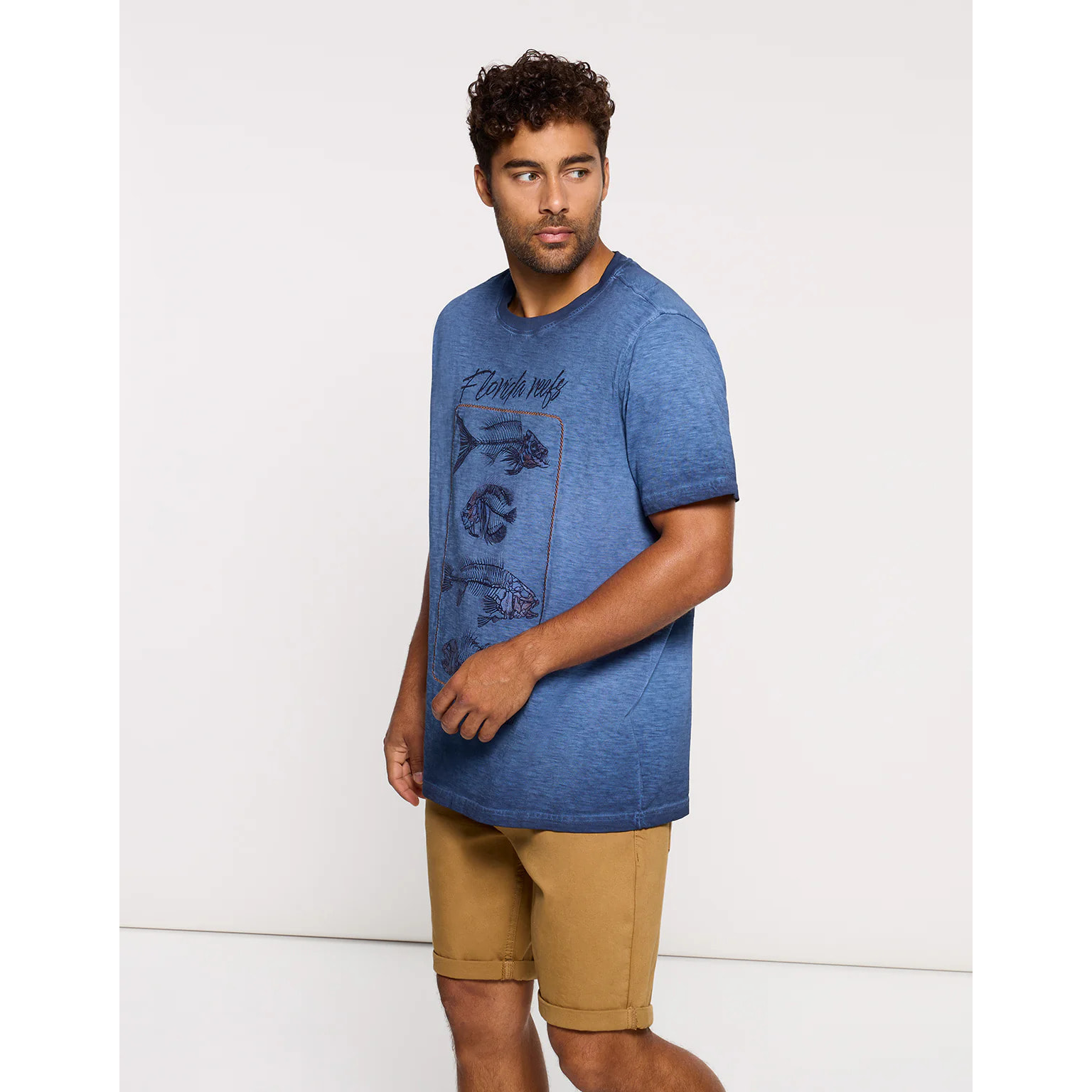 Camiseta Manga Corta Azul Marino - Uru