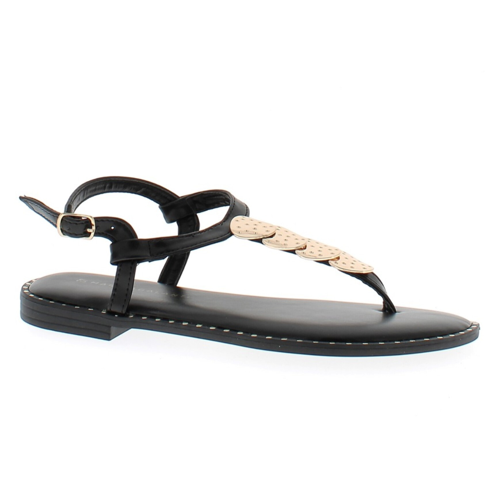 Marina Galanti Scarpe Donna Sandals Seashells Decoration MG 1P176 Black