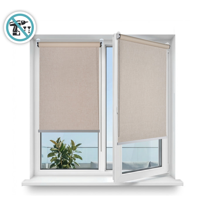 Store Occultant DREAM sans perçage Texture Beige