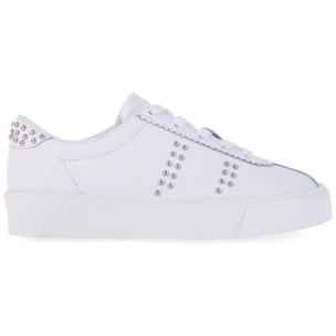 Superga Zapatillas Corte Bajo Chica 2843 KIDS CLUB S LEATHER STUDS