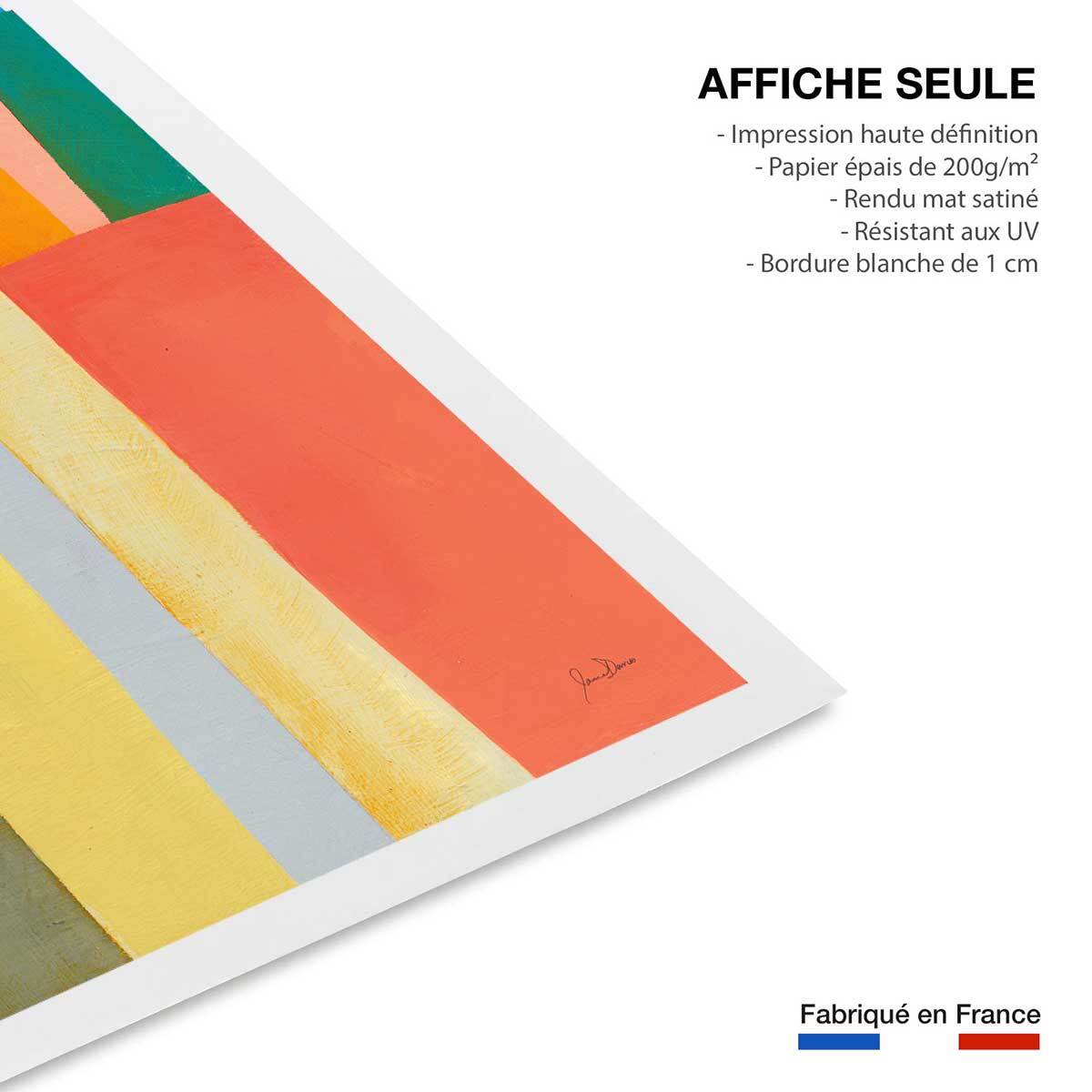 Poster fun wood Affiche seule