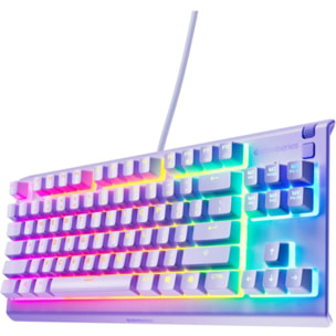 Clavier gamer STEELSERIES Apex 3 TKL Lavande