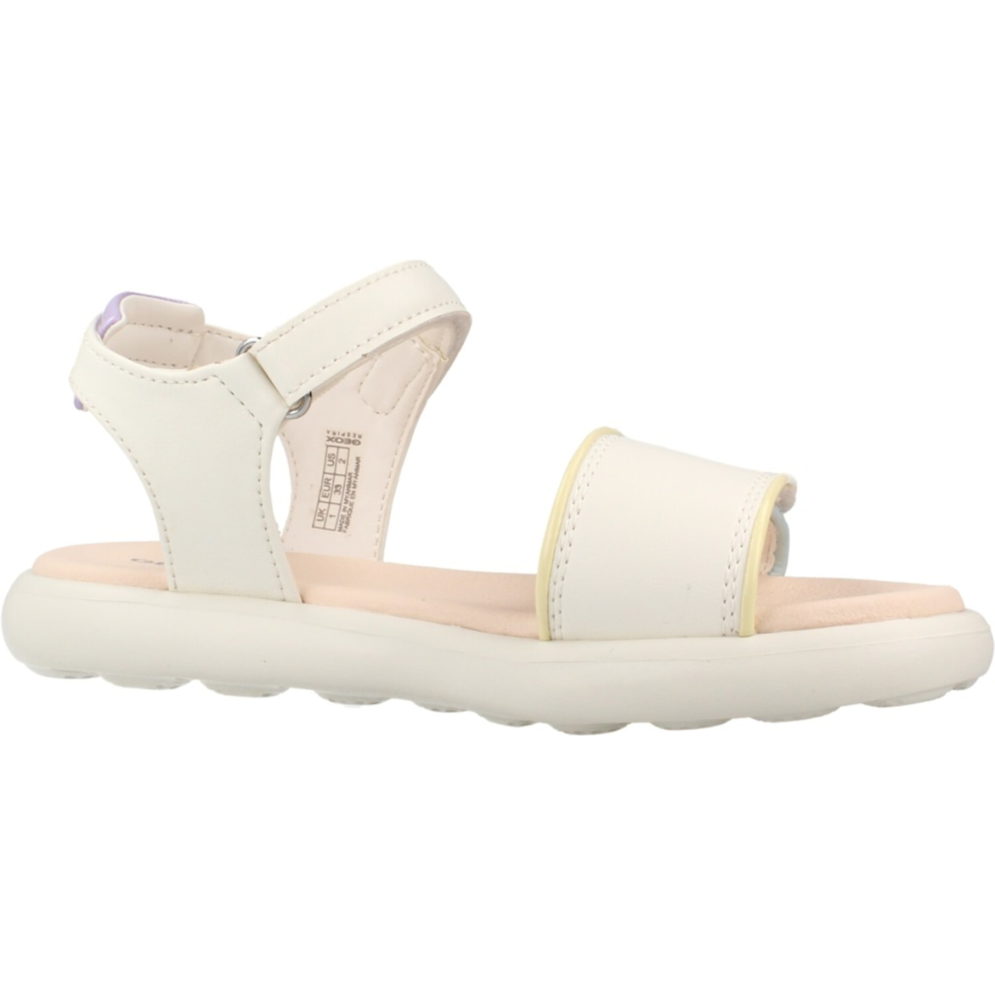 Sandalias Niña de la marca GEOX  modelo J SANDAL PUFFYPOP BLANCO