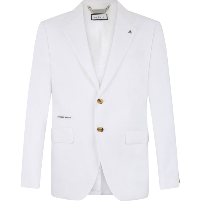 PHILIPP PLEIN Linen Miami Vice Fit Blazer