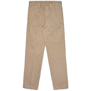 Pantaloni Robe di Kappa Uomo Beige Cary Peached Gabardine