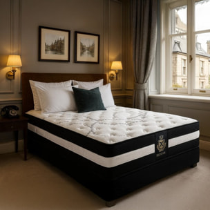 Matelas Excellence | 30 cm | Mémoire de forme et Ressorts ensachés | Réduit les points de pression | Soutien morphologique