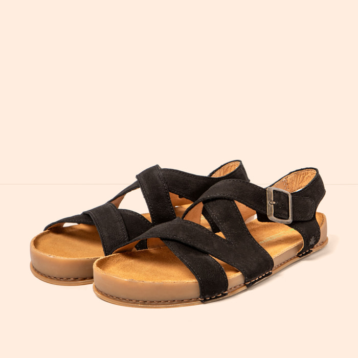 Sandalias N6005 NOBUCK BLACK / HORIZON color Black