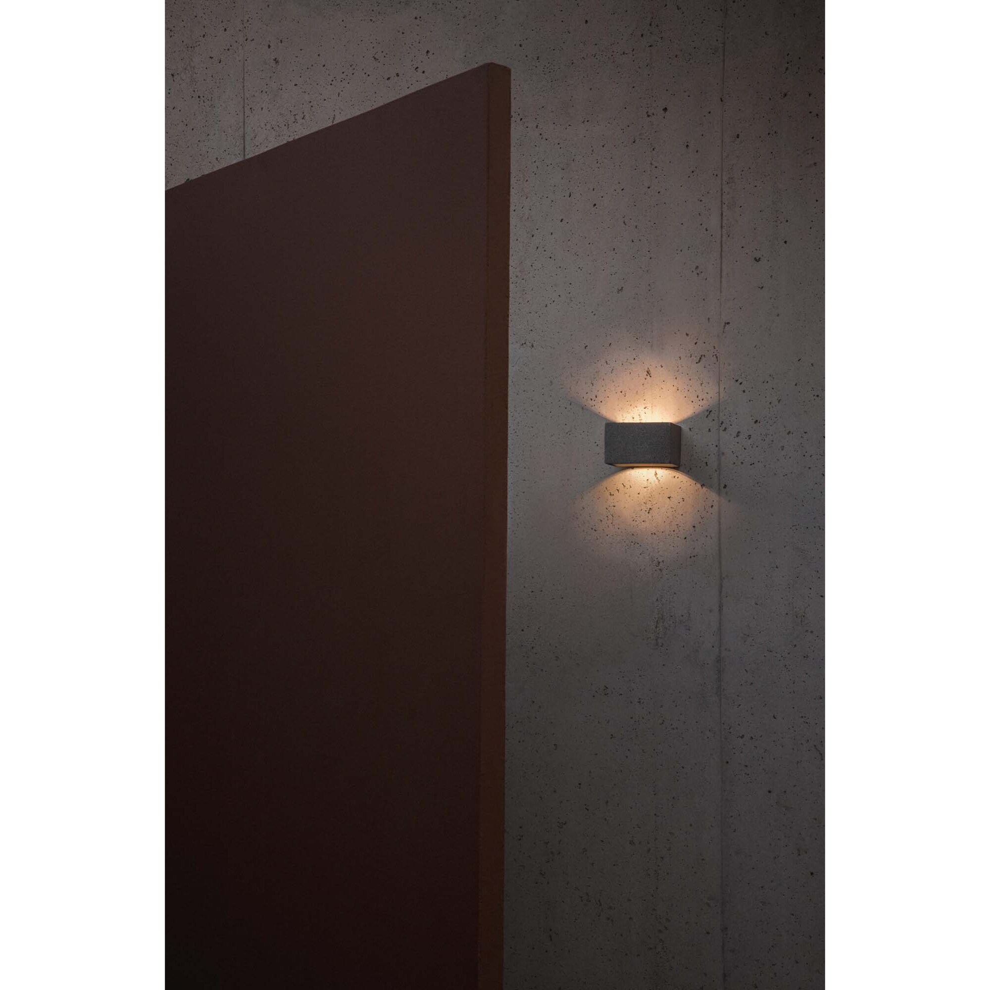 GROT 600 Lampada paletti muro grigio 3000K