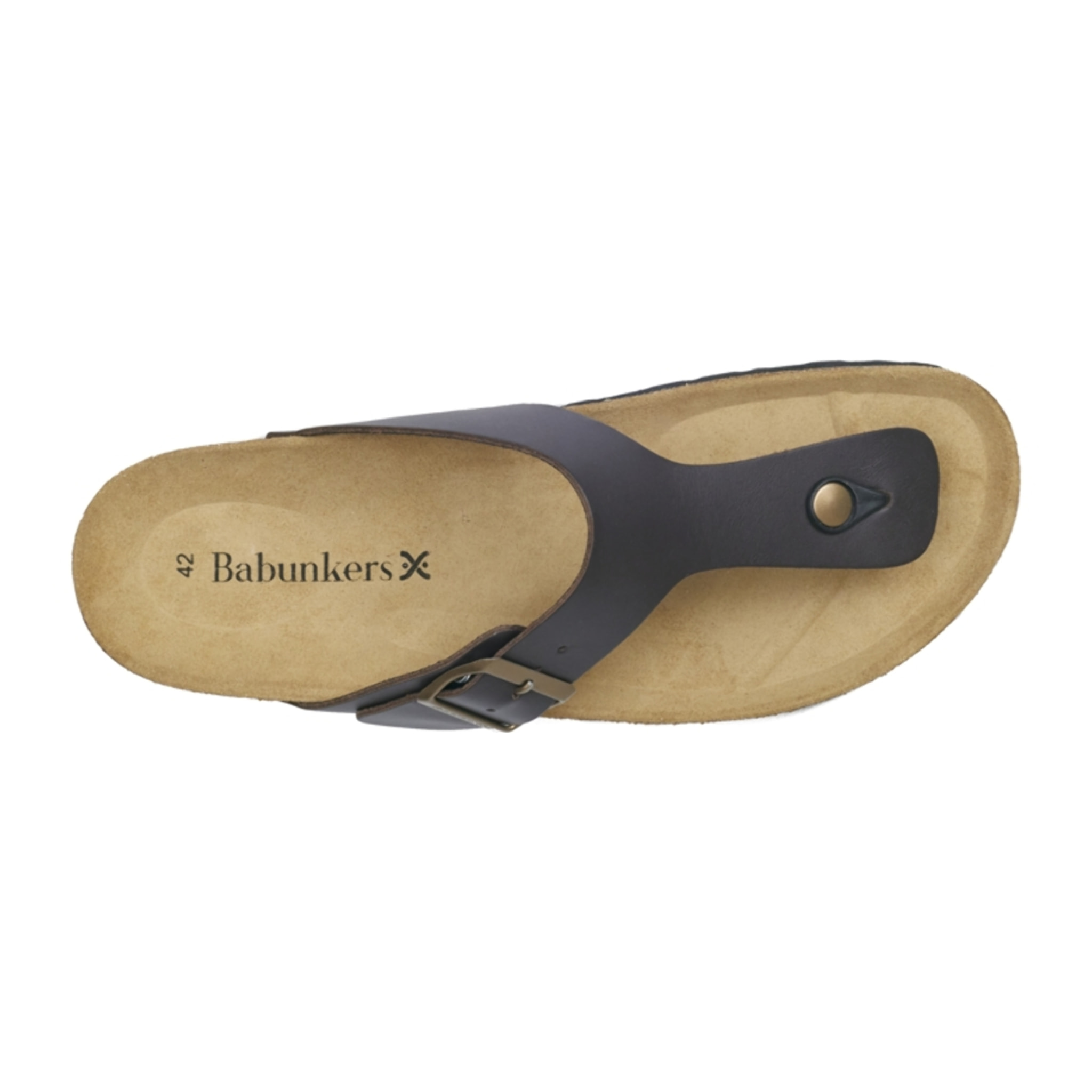 SANDALO JEREZ BABUNKERS MARRONE