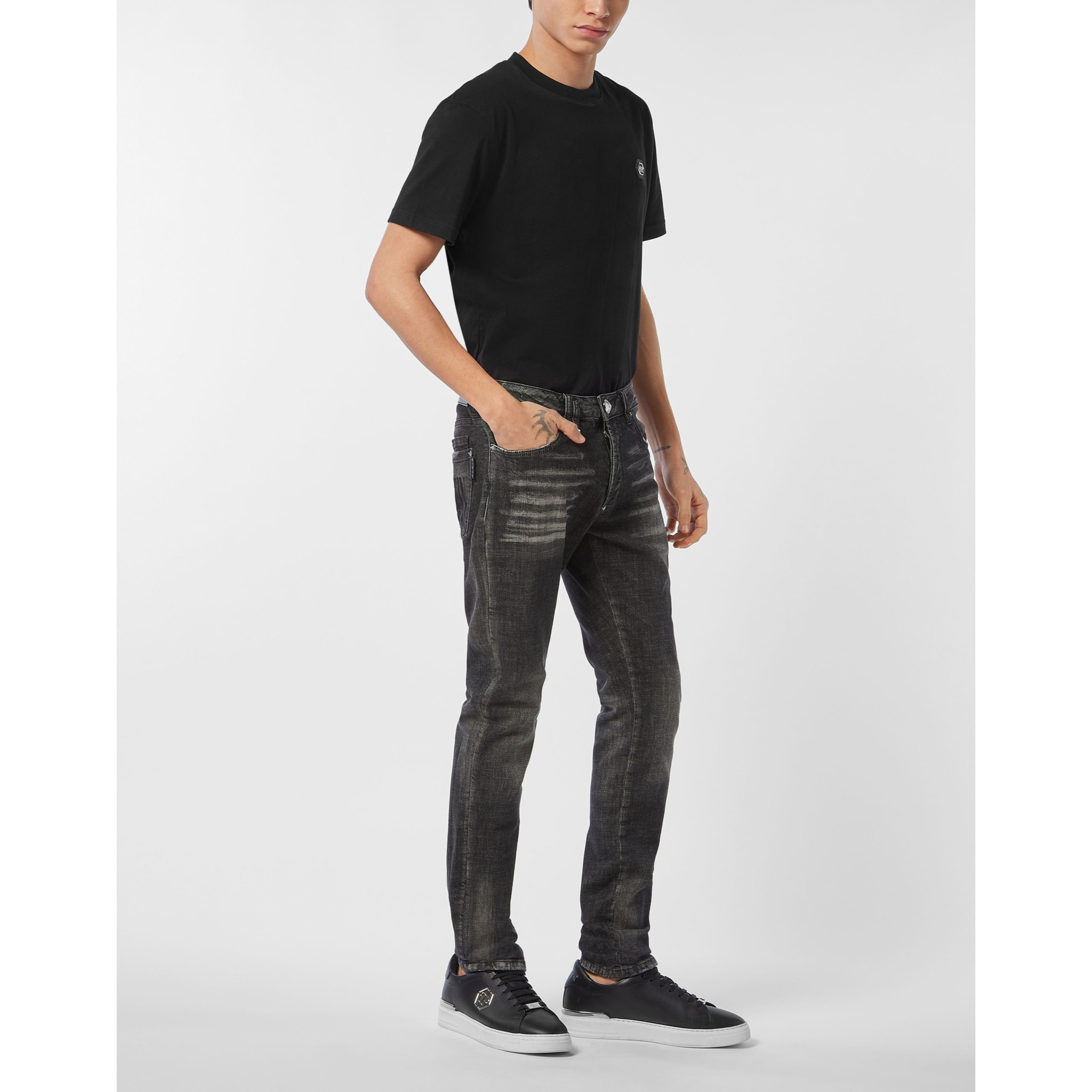 PHILIPP PLEIN Jeans Straight Cut RACING