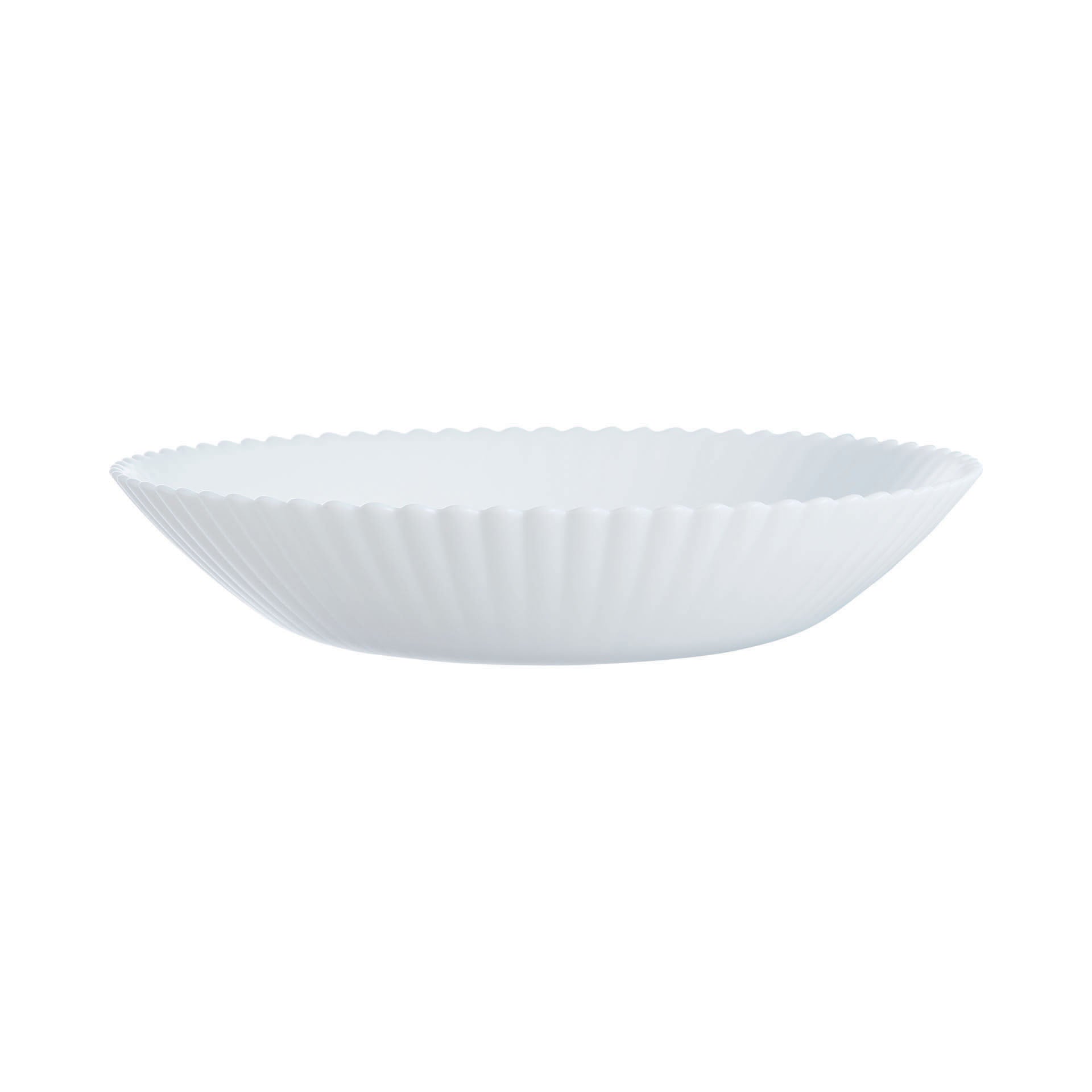 Assiette creuse blanche 20 cm Bloom - Luminarc