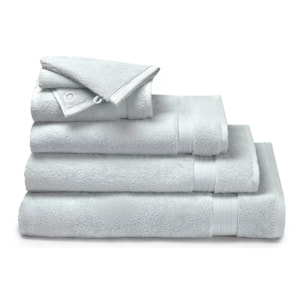 Drap de douche pur coton 550 g/m² uni gris Elea nuage