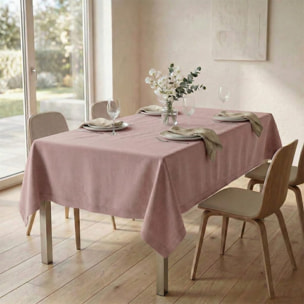 Tovaglia in cotone ajour elegante e versatile, tessuto morbido e resistente, ideale per tavola quotidiana e occasioni formali, design raffinato e discreto, facile da lavare e stirare, certificata sicura per uso domestico