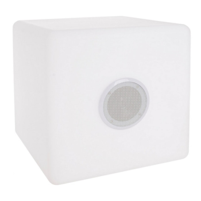 Lampada CUBO a LED con speaker 40x40 cm