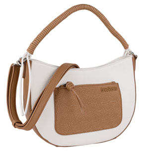 Bolso Bandolera Mujer Lois Shavanna Marron-Blanco