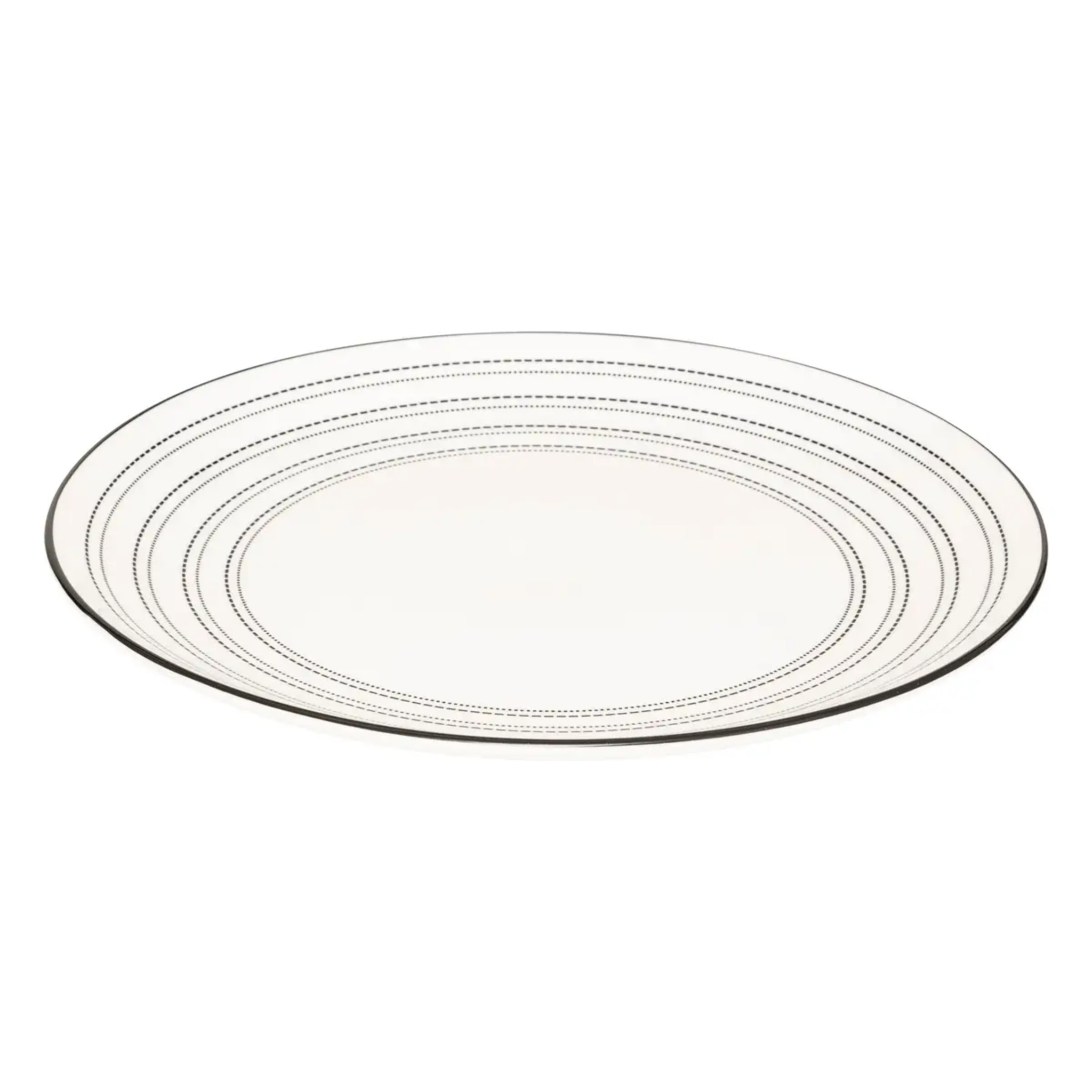 Lot de 6 Assiette plate Lunova blanc D26,5xH2,9cm