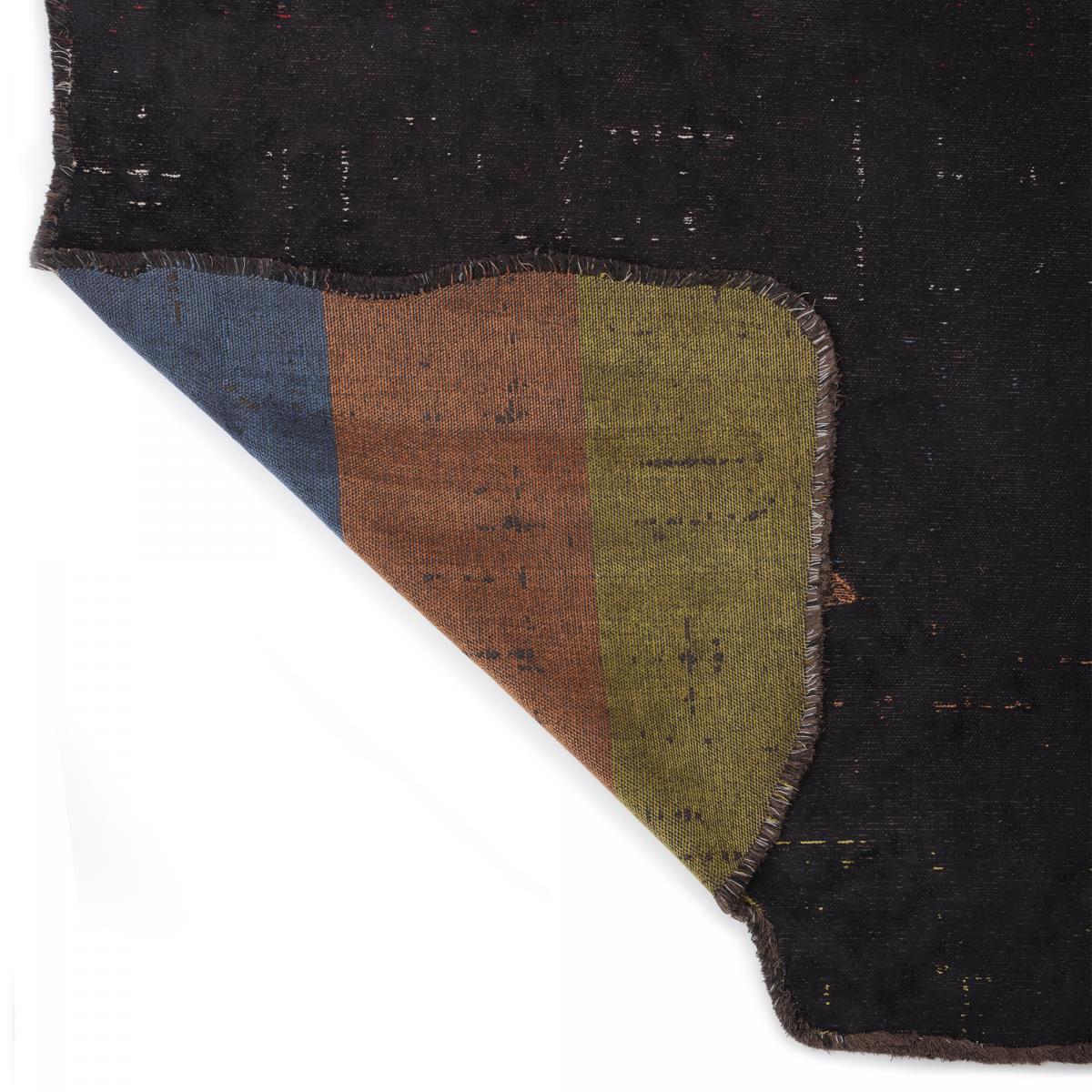 ATINPO Tapis salon kilim, Forme originale, Tissé à la main