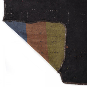 ATINPO Tapis salon kilim, Forme originale, Tissé à la main