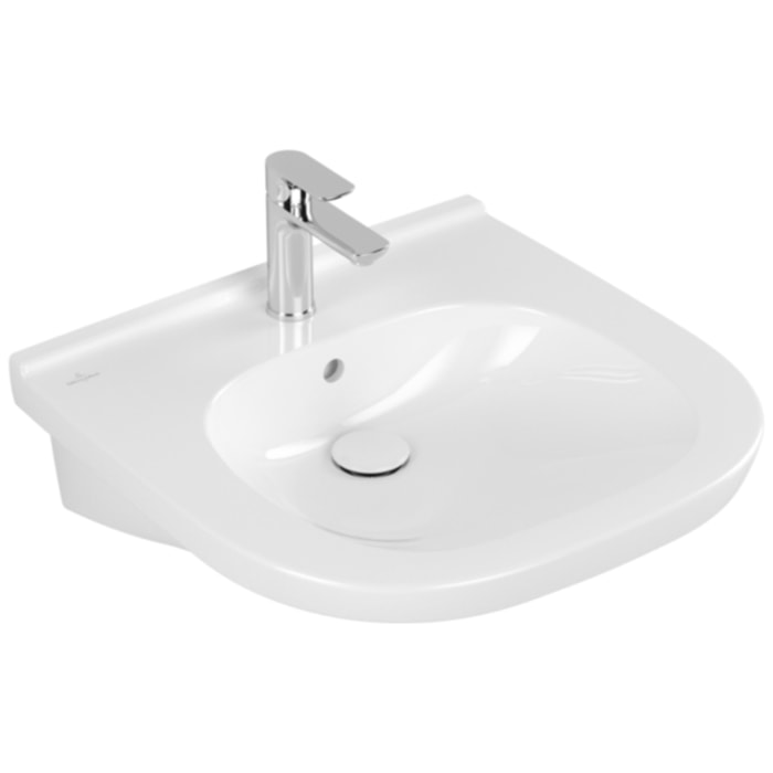 Lavabo PMR 56 x 55 cm avec poignée de préhension O Novo Vita