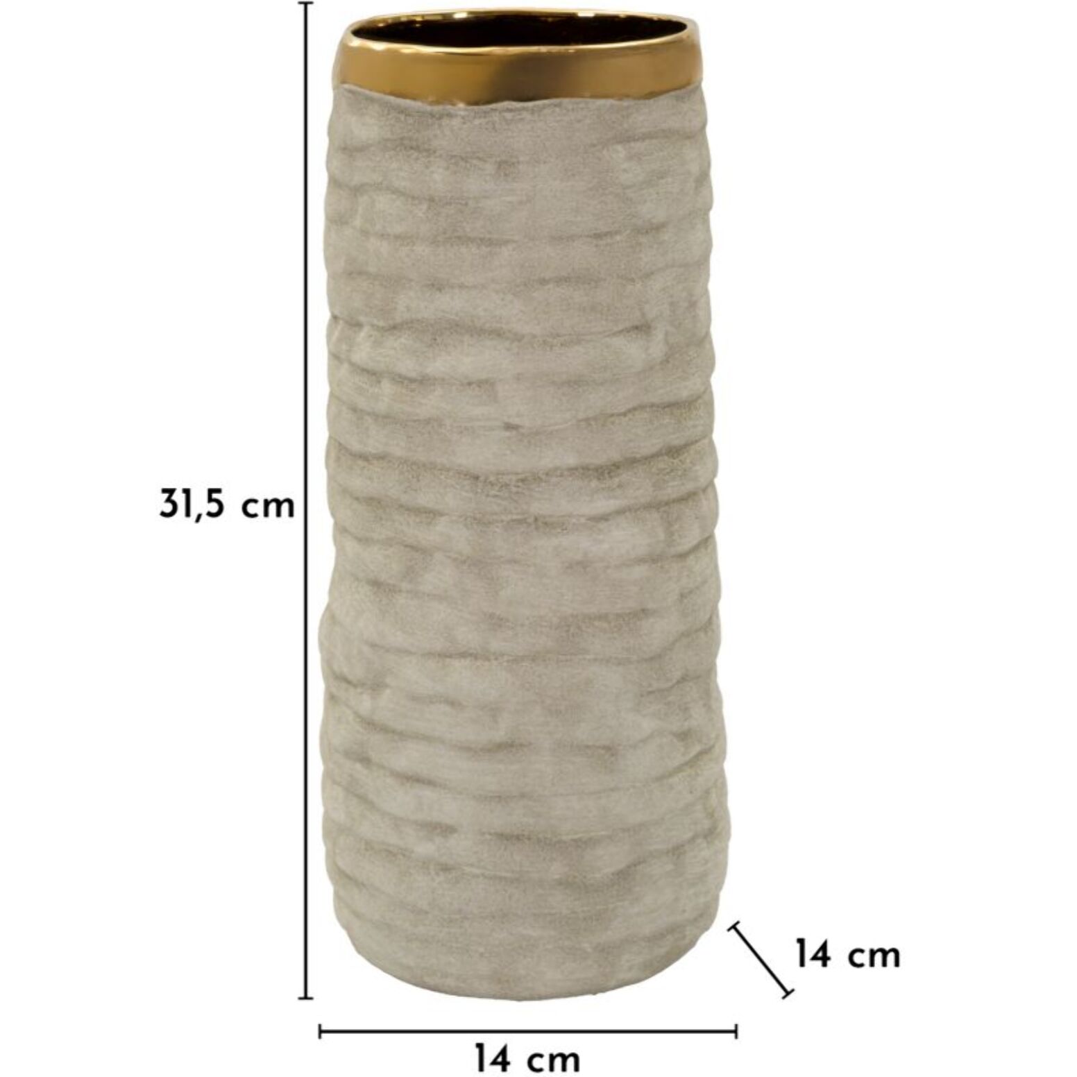 VASO LIMA OPEN CM Ø14X31,5 (APERTURA CM Ø 11)