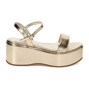 Cuñas doradas de laminado