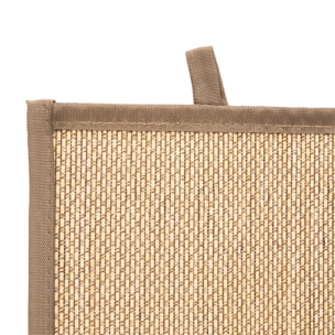 Tapis de bain texturé Stemy 50x80cm beige