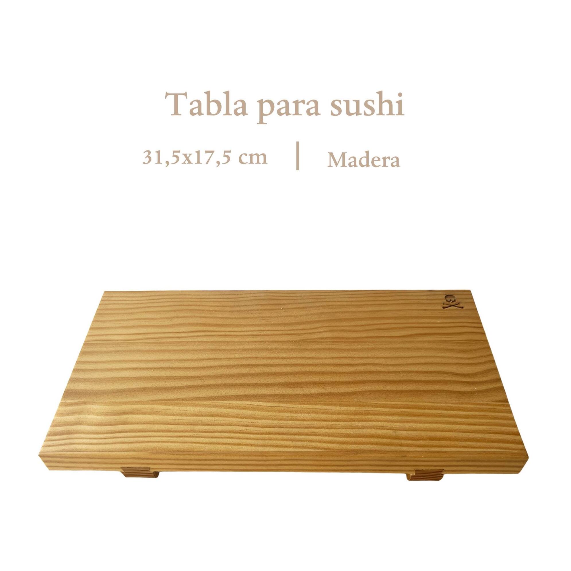 Tabla para sushi de madera 31,5x17,5cm scalpers home