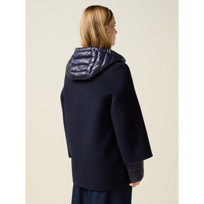 Oltre - Chaqueta combinada - Azul