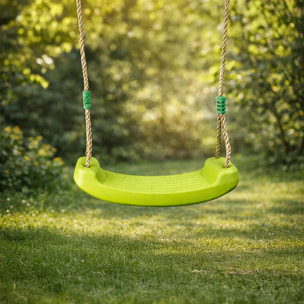 Balançoire plastique vert pour portiques de 1,90 à 2,50 m