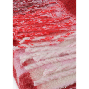 Sciarpa a Quadri con Grande Logo