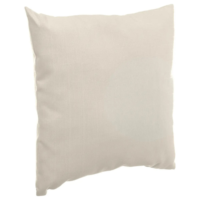 Coussin déco d extérieur "Korai" blé 40x40cm en polyester