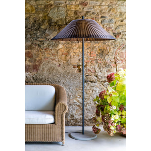 SAIGON OUT Lampadaire gris/marron 2M W100