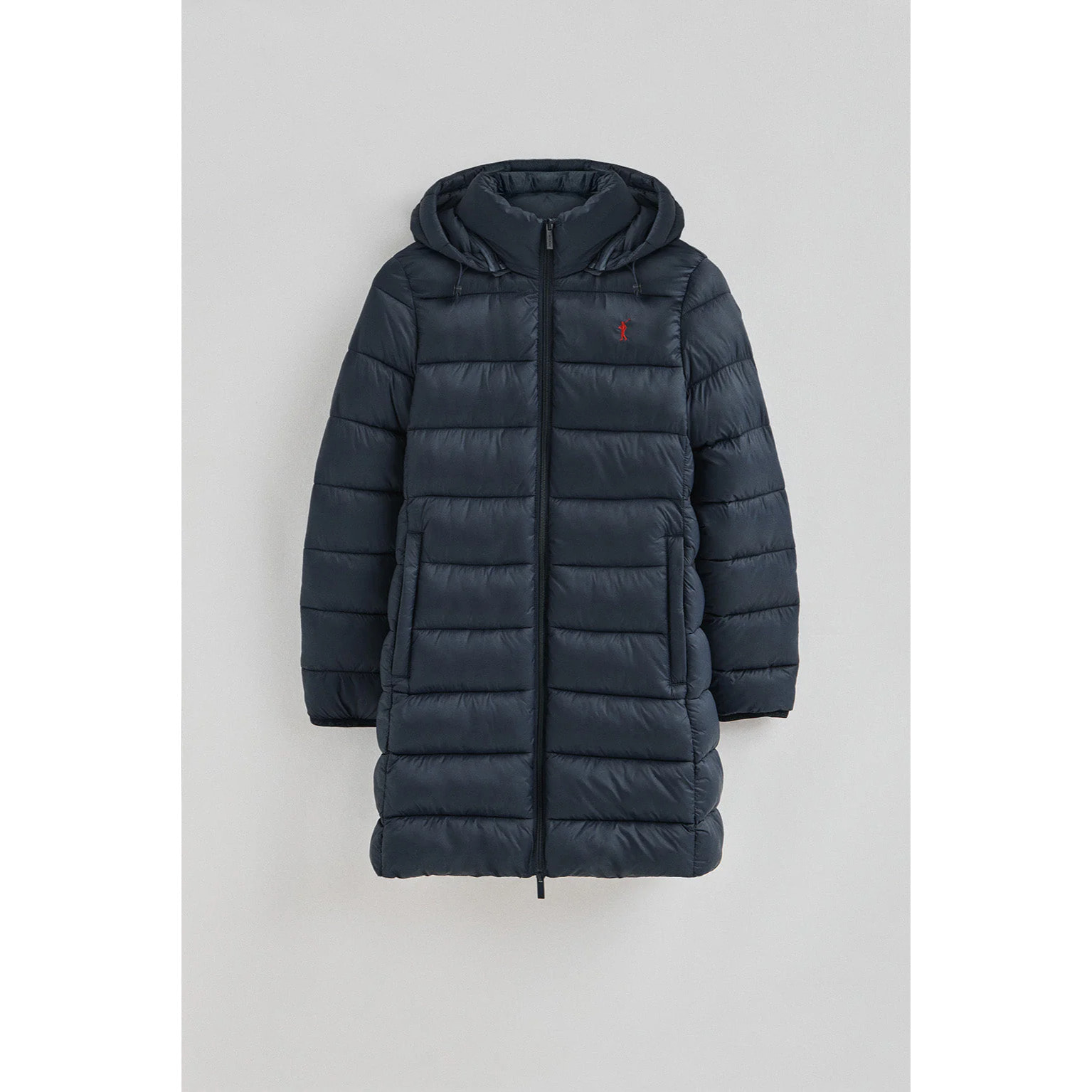 Giubbotto Salima Embroidery blu marino con logo Rigby Go