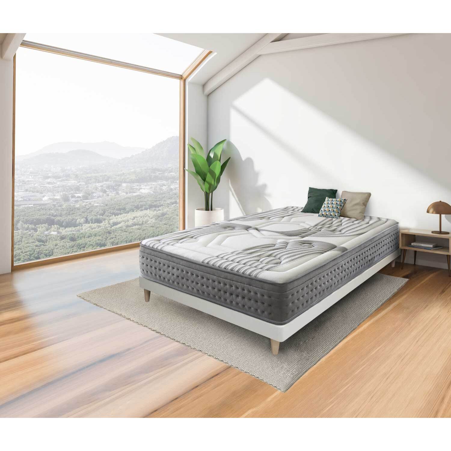 Colchón Viscografeno HR Perfilado Classic Grafeno, Altura 30 cm