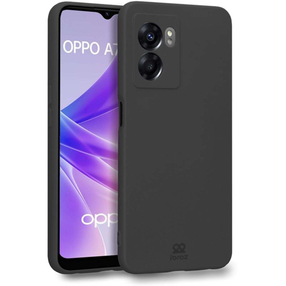 Coque IBROZ Oppo A77 5G Silicone noir