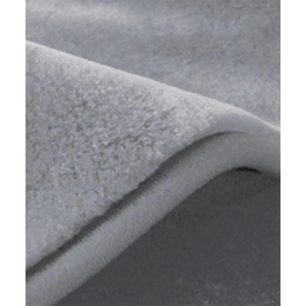 Coperta Plaid Grigio in tinta unita con morbido pile di poliestere