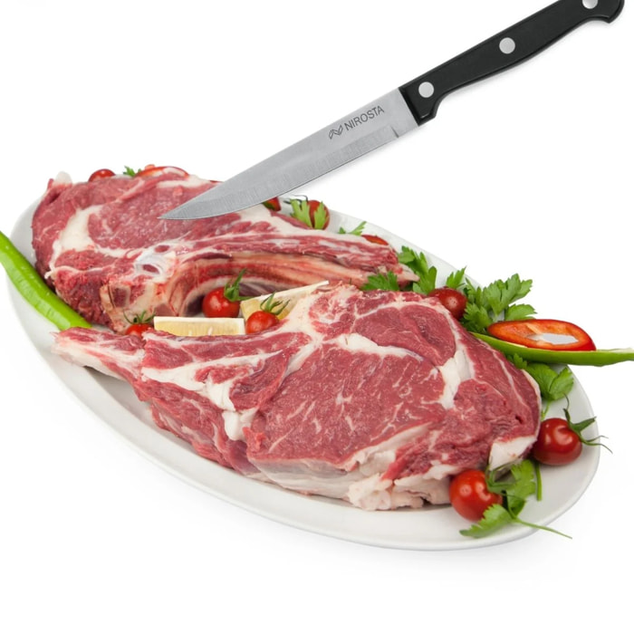 Lot de 4 Couteaux à steak Nirosta Mega 21 cm