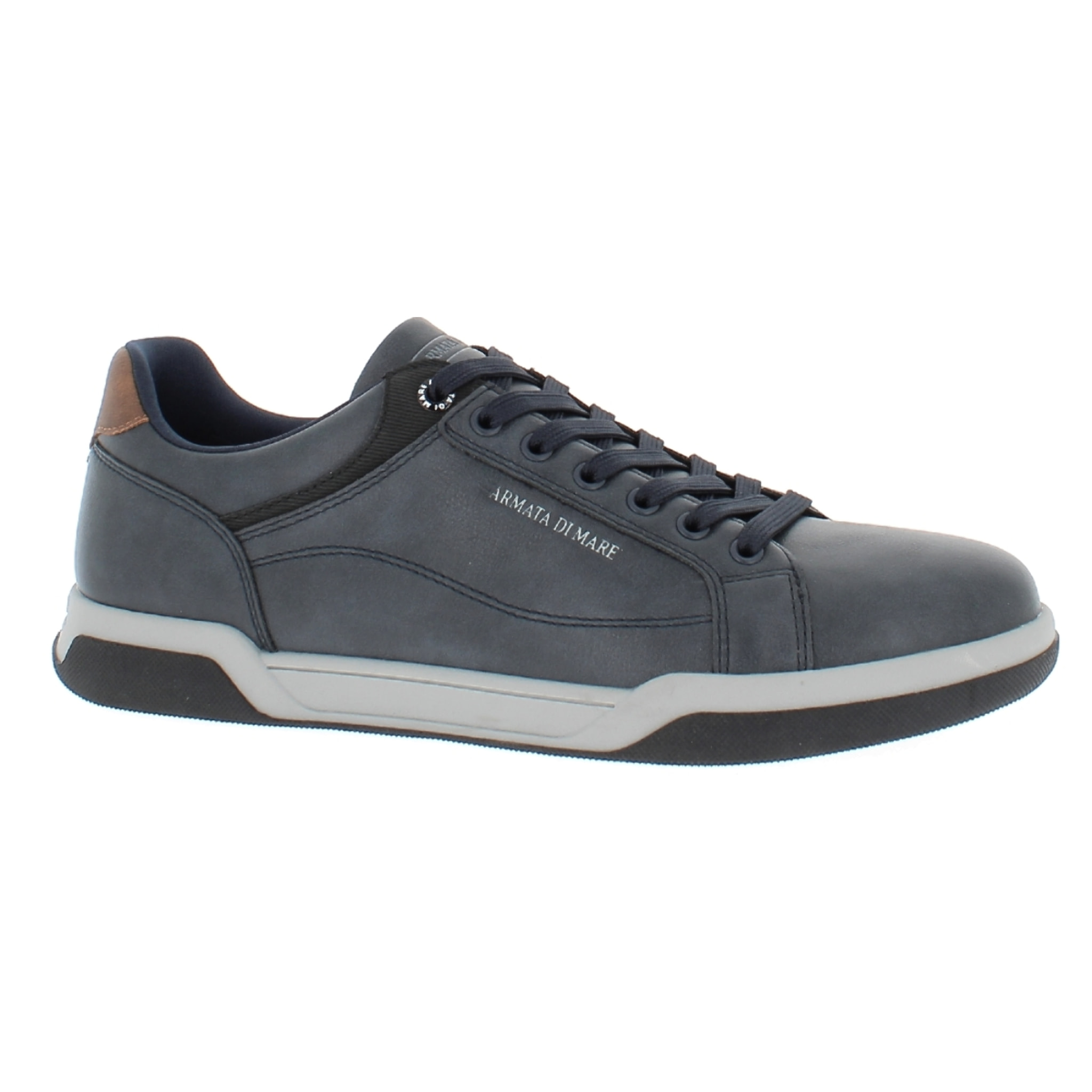 Armata di Mare Scarpe Uomo Sneakers Basse Stringate con Soletta Rimovibile in Memory Foam AMU W24M615 Navy