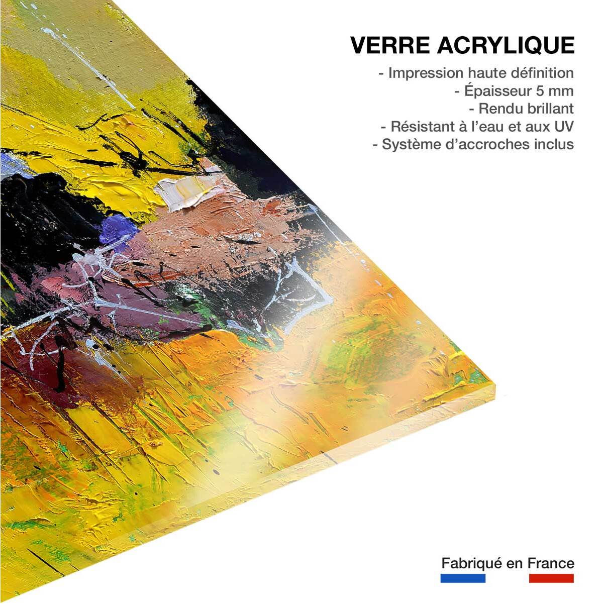 Tableau profondeur abyssale Tableau plexiglas