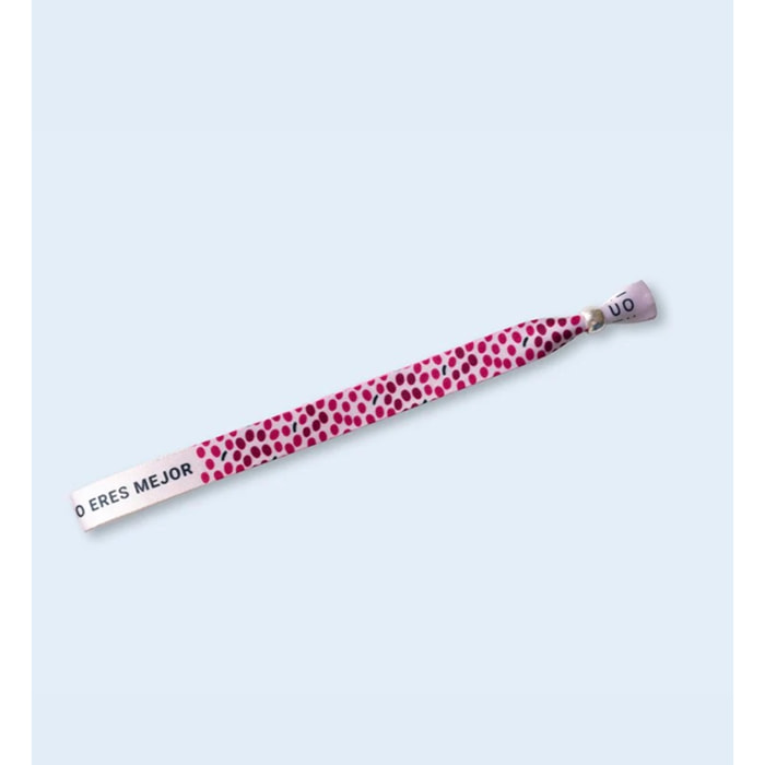 Pulsera Tela "Mamá, cada año eres mejor"