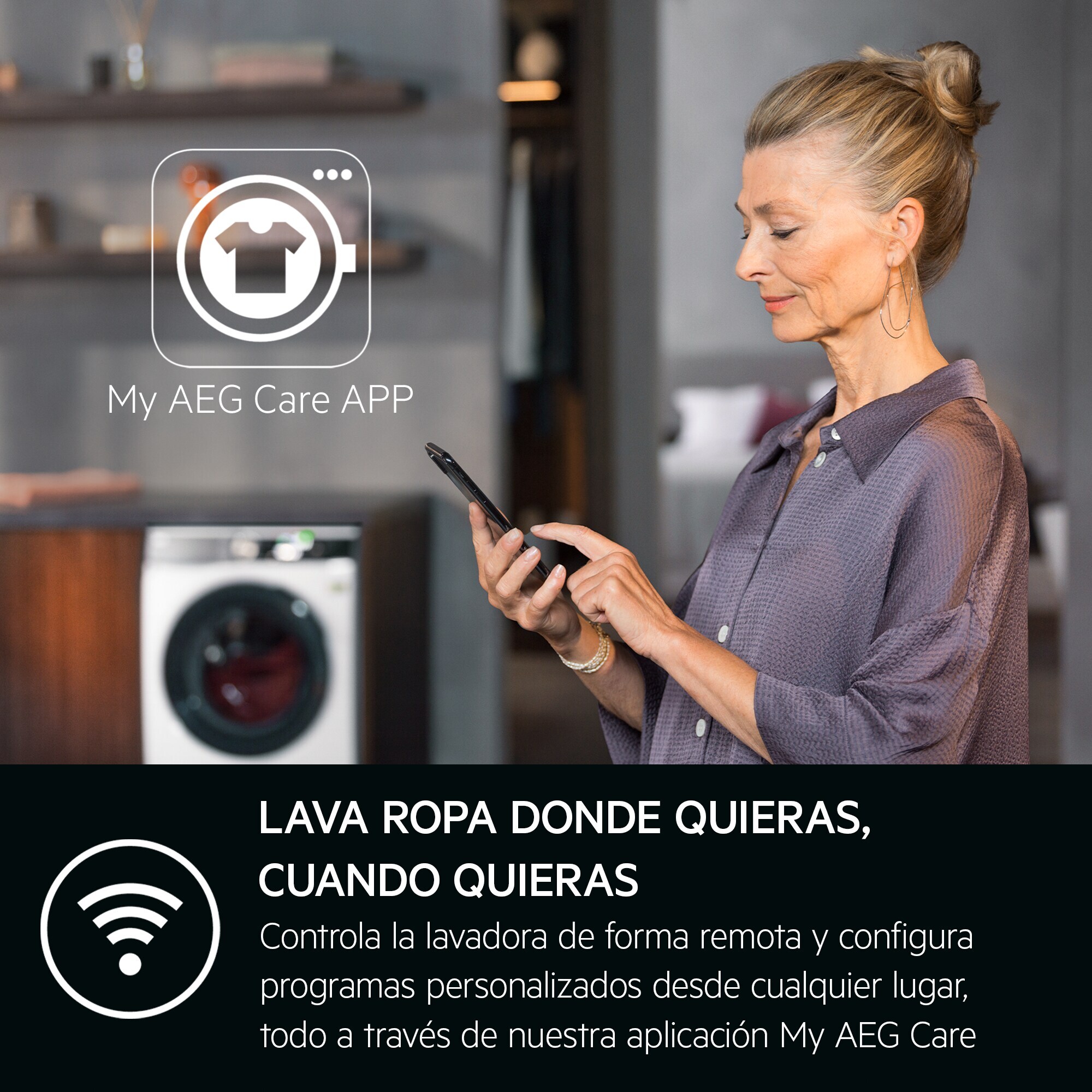 AEG Lavadora de libre instalación Serie 6000 ProSense® Autodose de 9.0 kg LFR6194O2Q