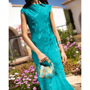 Vestido midi sin mangas