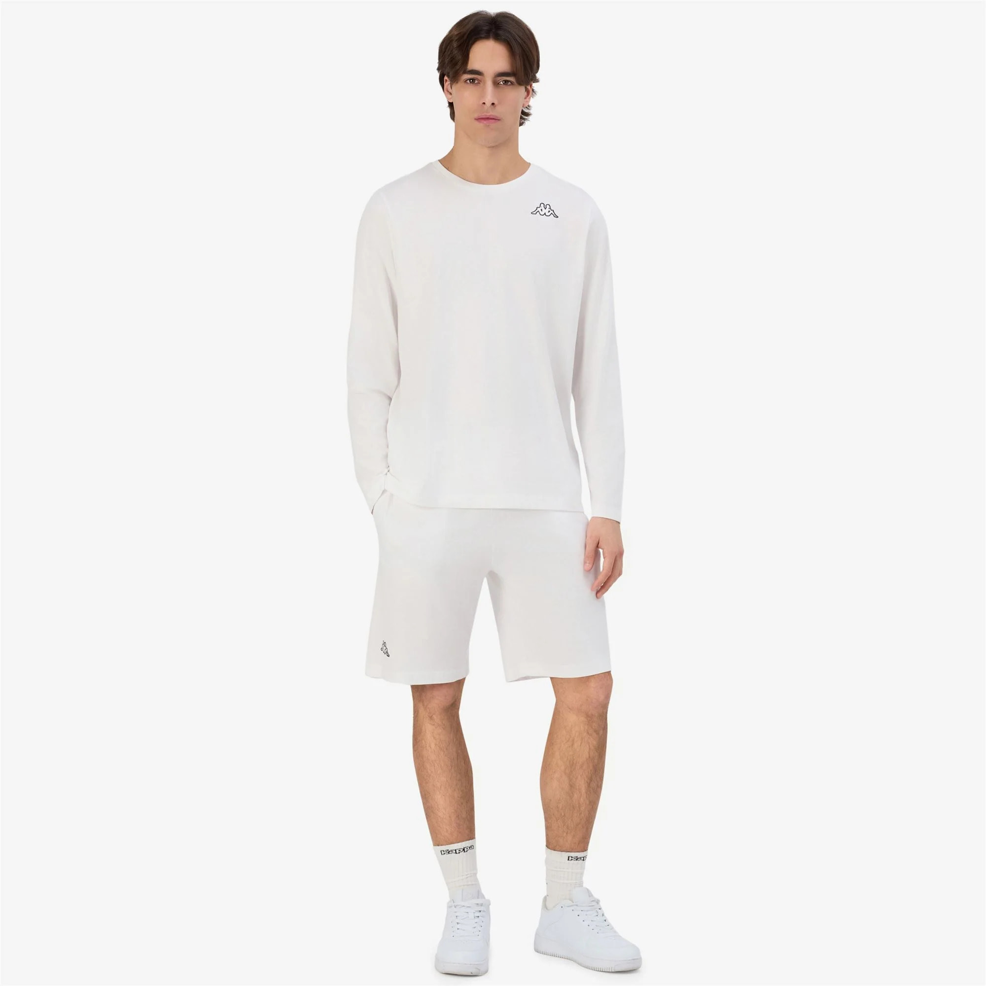 Kappa - T-Shirts & Top Uomo Bianco - Logo Gizabiar