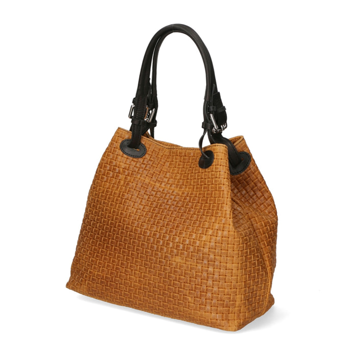 Borsa Shopper da donna - Modello Araminta - Vera Pelle - 32.0 x 29.0 x 17.0 cm