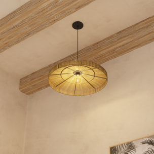 Suspension "Bellamy" D58cm beige