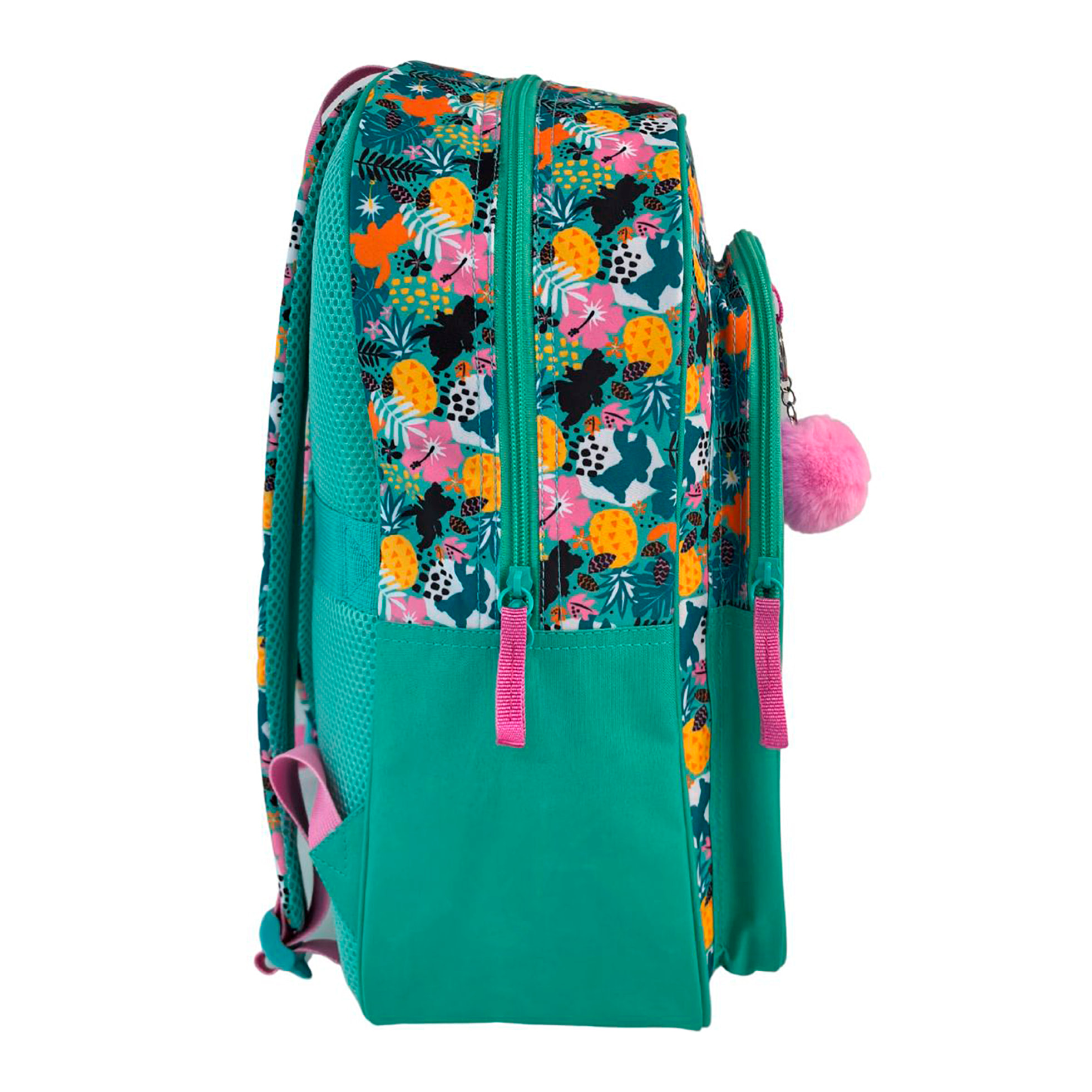 Stitch Tropical Mochila Primaria con doble compartimento adaptable a carro.