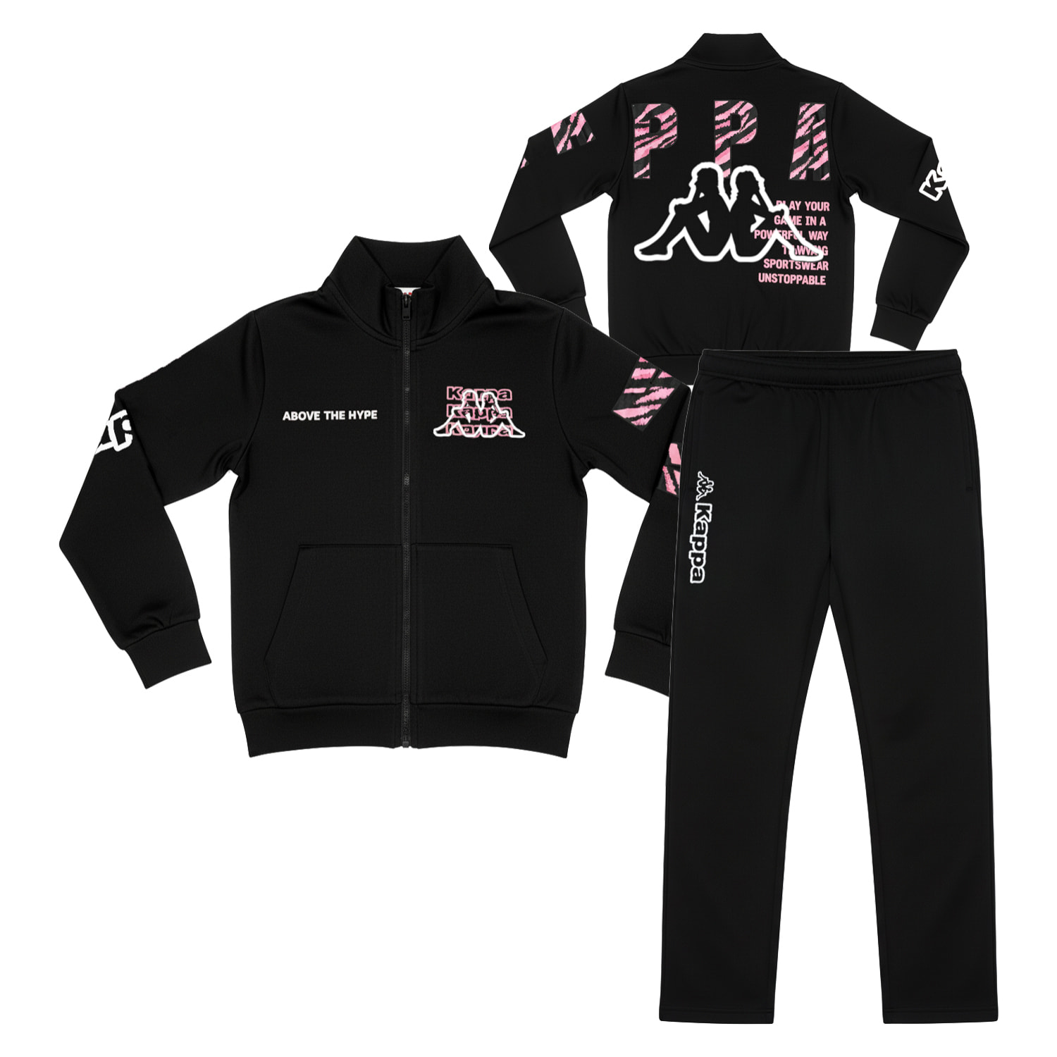 Tuta Ragazza KAPPA 8 - 16 Anni Cotone Felpato