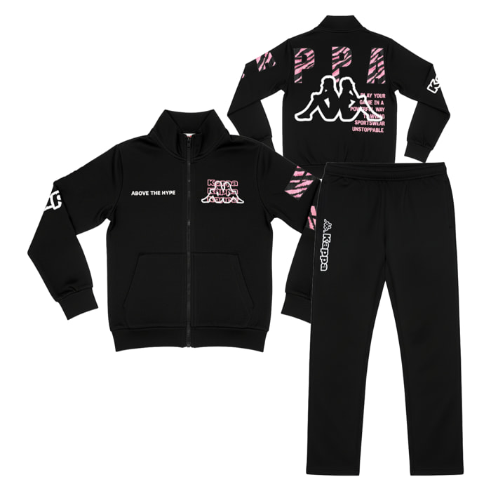 Tuta Ragazza KAPPA 8 - 16 Anni Cotone Felpato