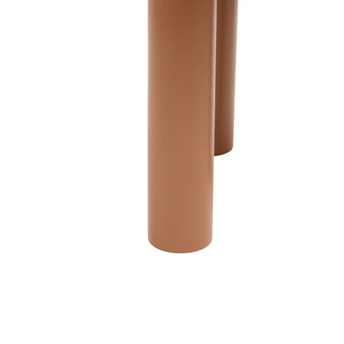 Table d'appoint Plump ronde D.40cm orange